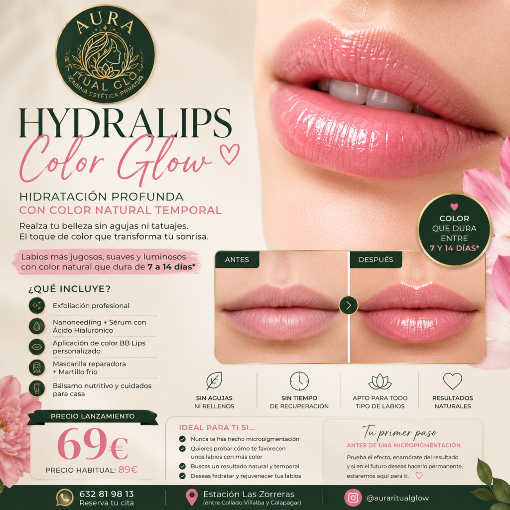 Tratamiento labial Hydralips con color